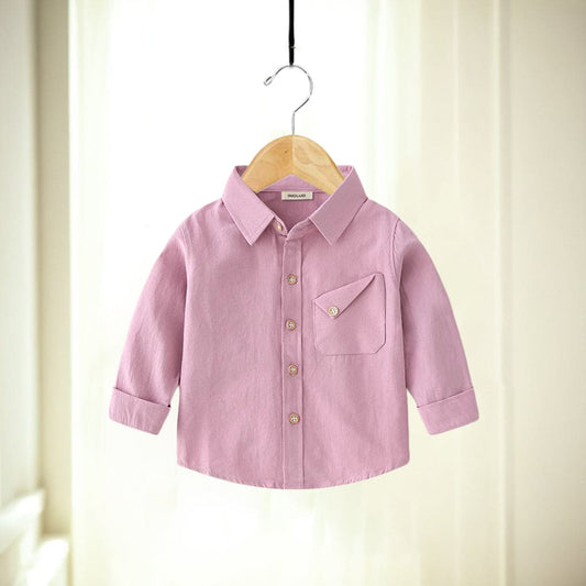 Boys Long Sleeve Regular Shirt